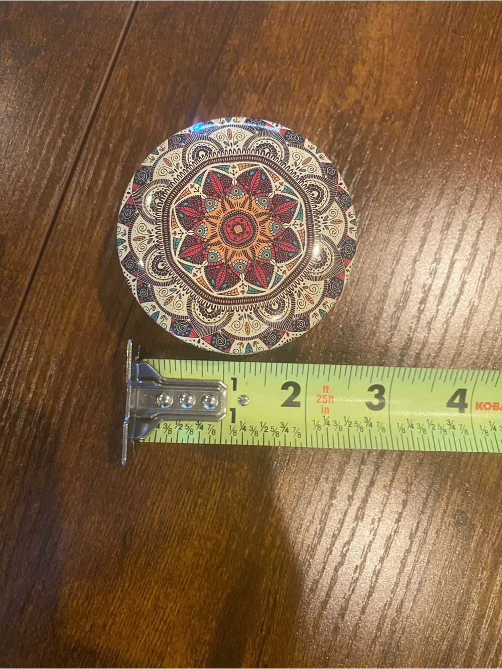 Source Unknown Multicolor Mandala 100% Soy Candle in a Cute Little Tin.